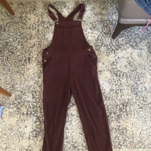 Corduroy overalls